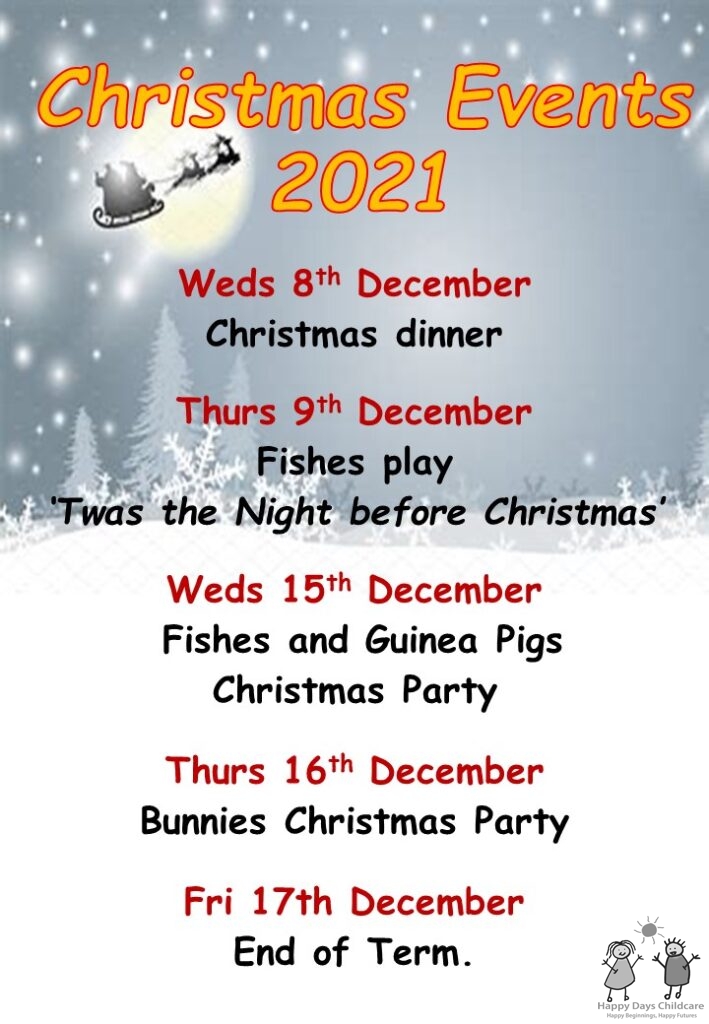Christmas Events Dec 2021